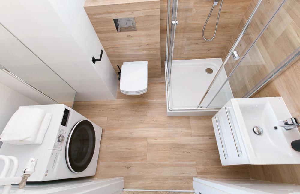 Apartament Black Zajezdnia Wrzeszcz Apartment Gdansk Bagian luar foto